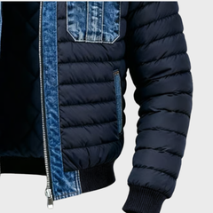 Artur | Pikowana kurtka dżinsowa