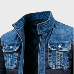 Artur | Pikowana kurtka dżinsowa